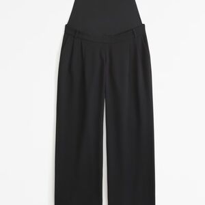 Maternity Abercrombie & Fitch Sloane Tailored Pant (BLACK)